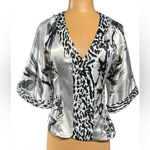 Blanco, Kimono Style, Blouse